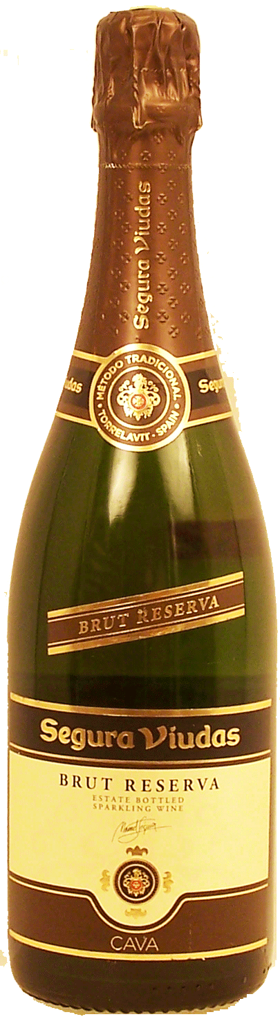 Segura Viudas Brut Reserva cava, sparking wine of Spain, 11.5% alc. by vol. Full-Size Picture